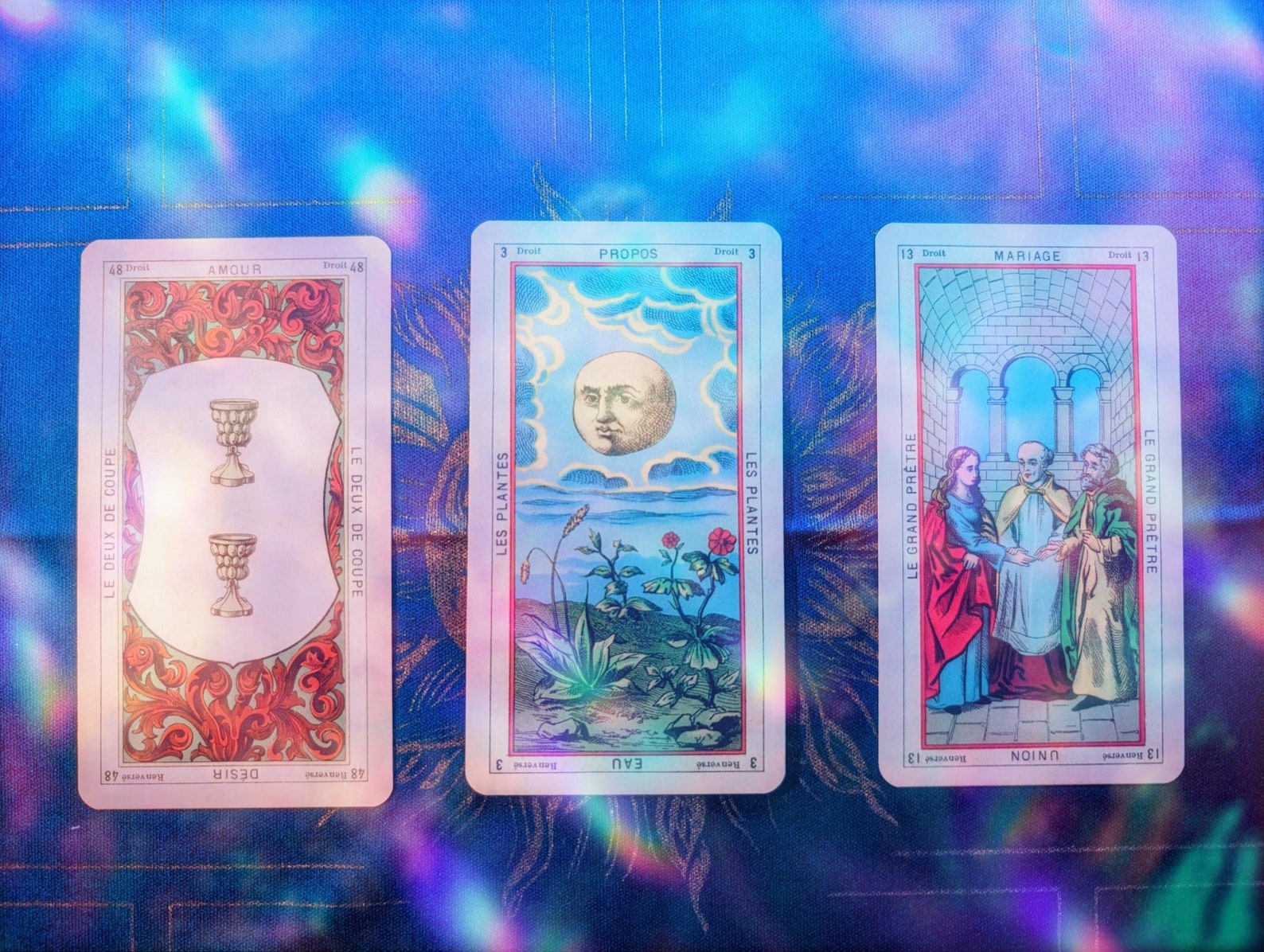 Tarot Reading 3 Cards Spread Etsy