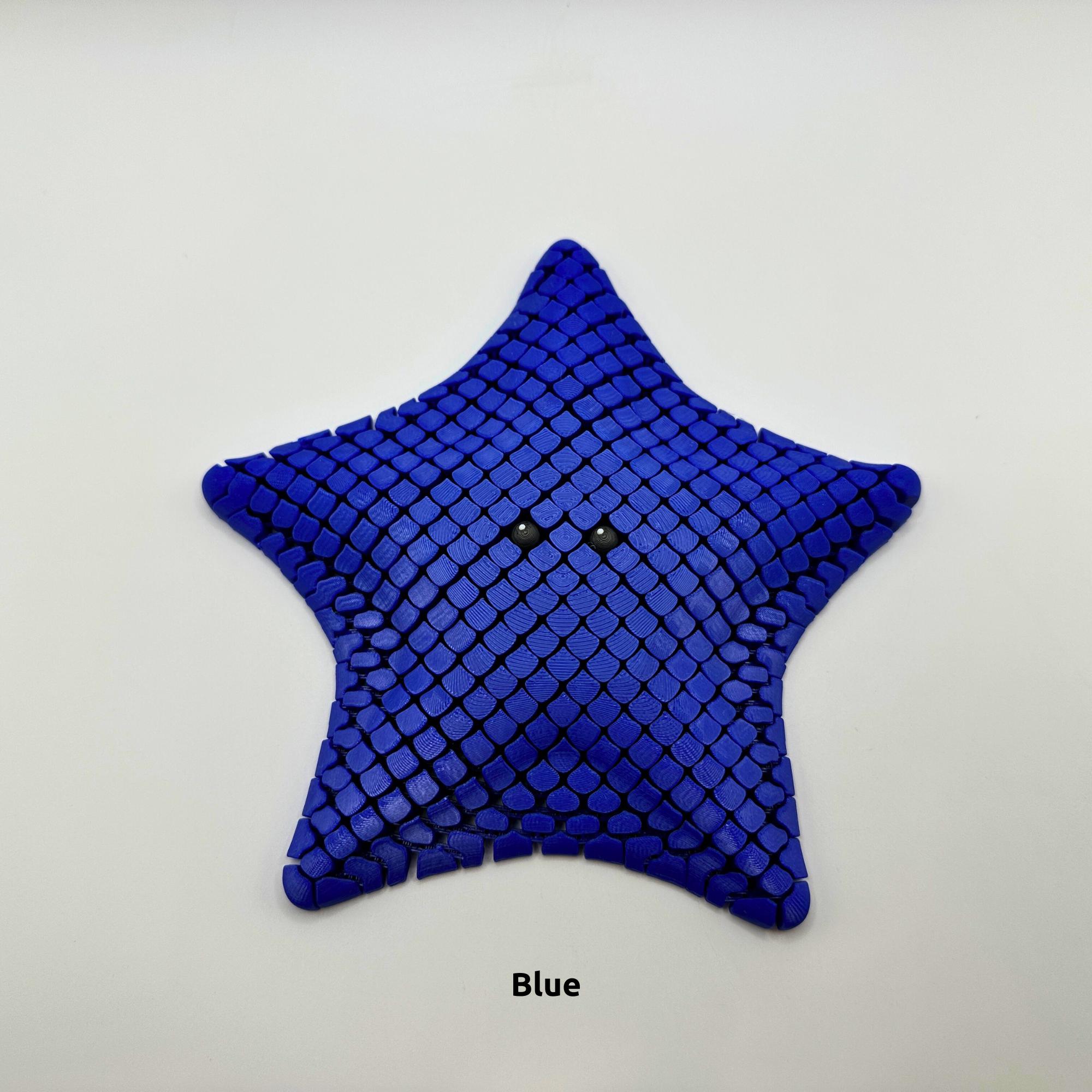 3D Gedrucktes Fidget Seesterns Spielzeug | Sensorisches Fidget Star