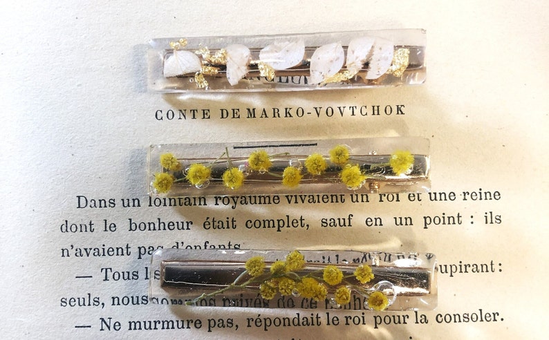 Différents types de barrettes et formats