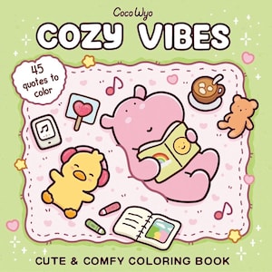 Printable Coloring,Coco Wyo,Coloring Pages,Coco Wyo Pdf,Cozy Coloring,Girl Moments,Cute Coloring Book,Coloring for Kids,Coloring for Adults,Coco Wyo Bundle,Bold and Easy
Cozy Vibes