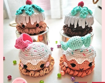 Crochet Christmas Pudding Pattern, Amigurumi Christmas Ornament