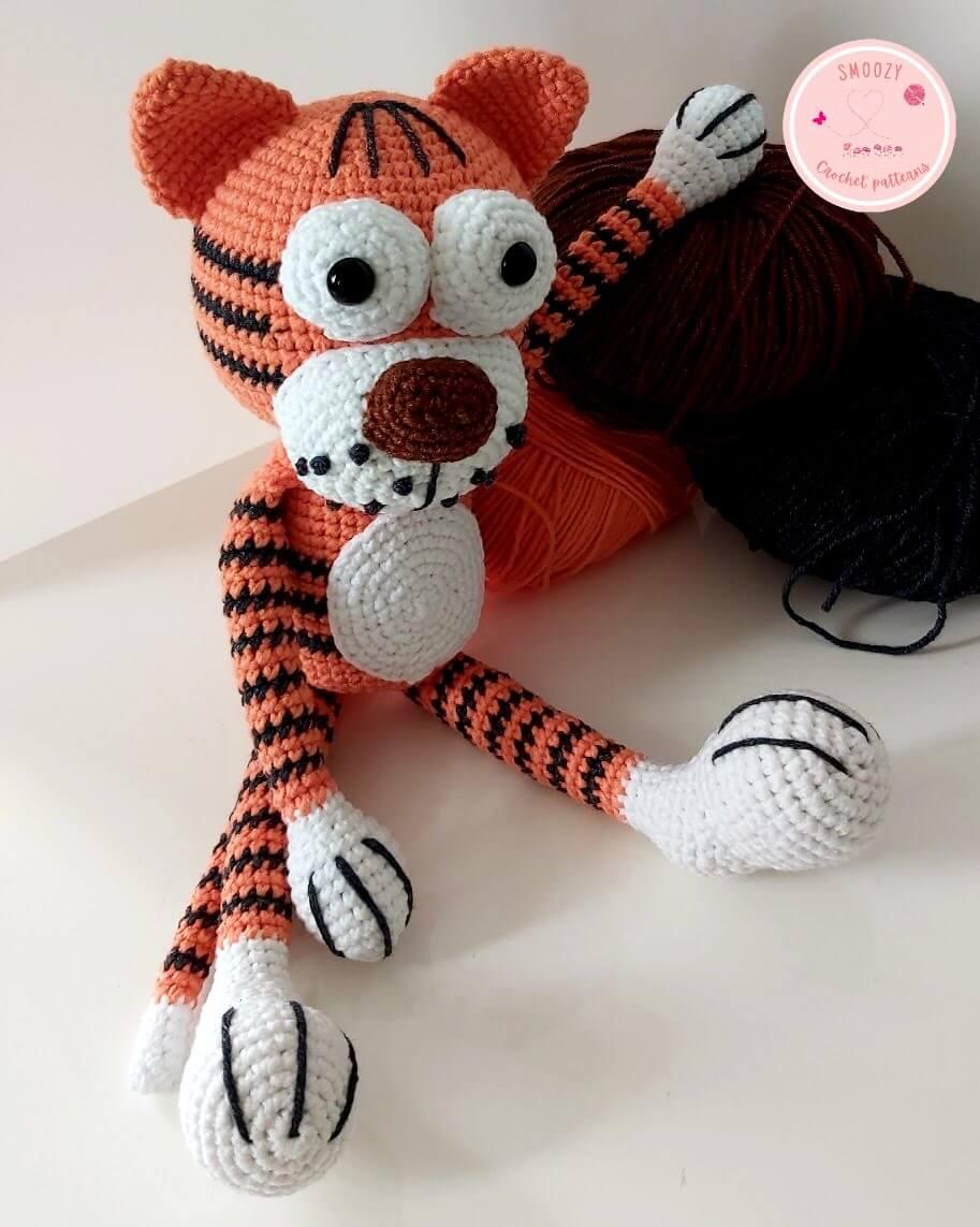ティミー・ザ・タイガーの編みぐるみ編み図（PDFダウンロード） - Etsy