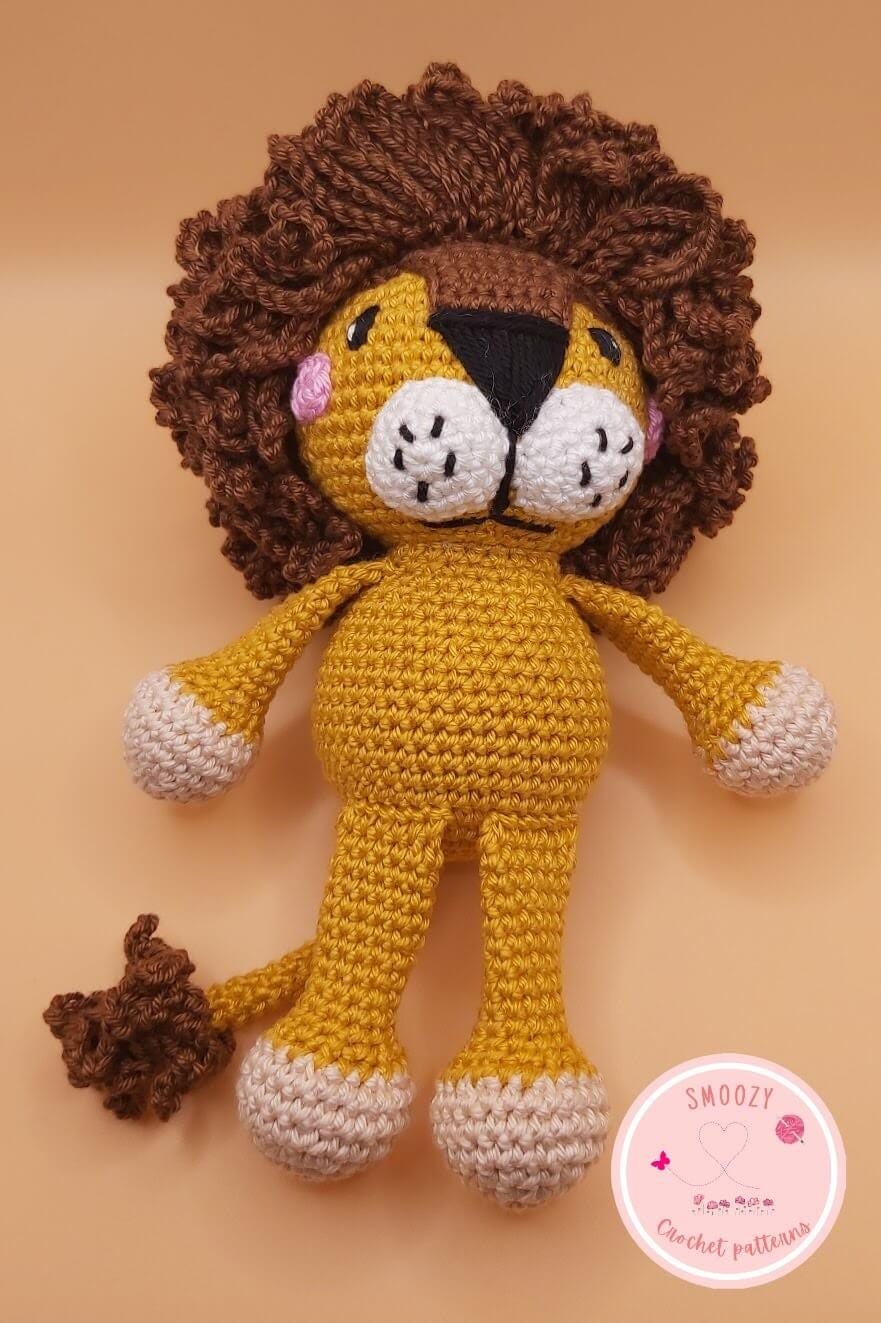 Lion Amigurumi Crochet Pattern: Jungle Animal Toy (PDF Pattern) - Etsy