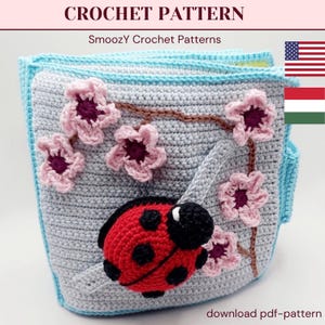 Virkmönster för tyst bok: Amigurumi-djur, minnesspel (PDF-nedladdning)