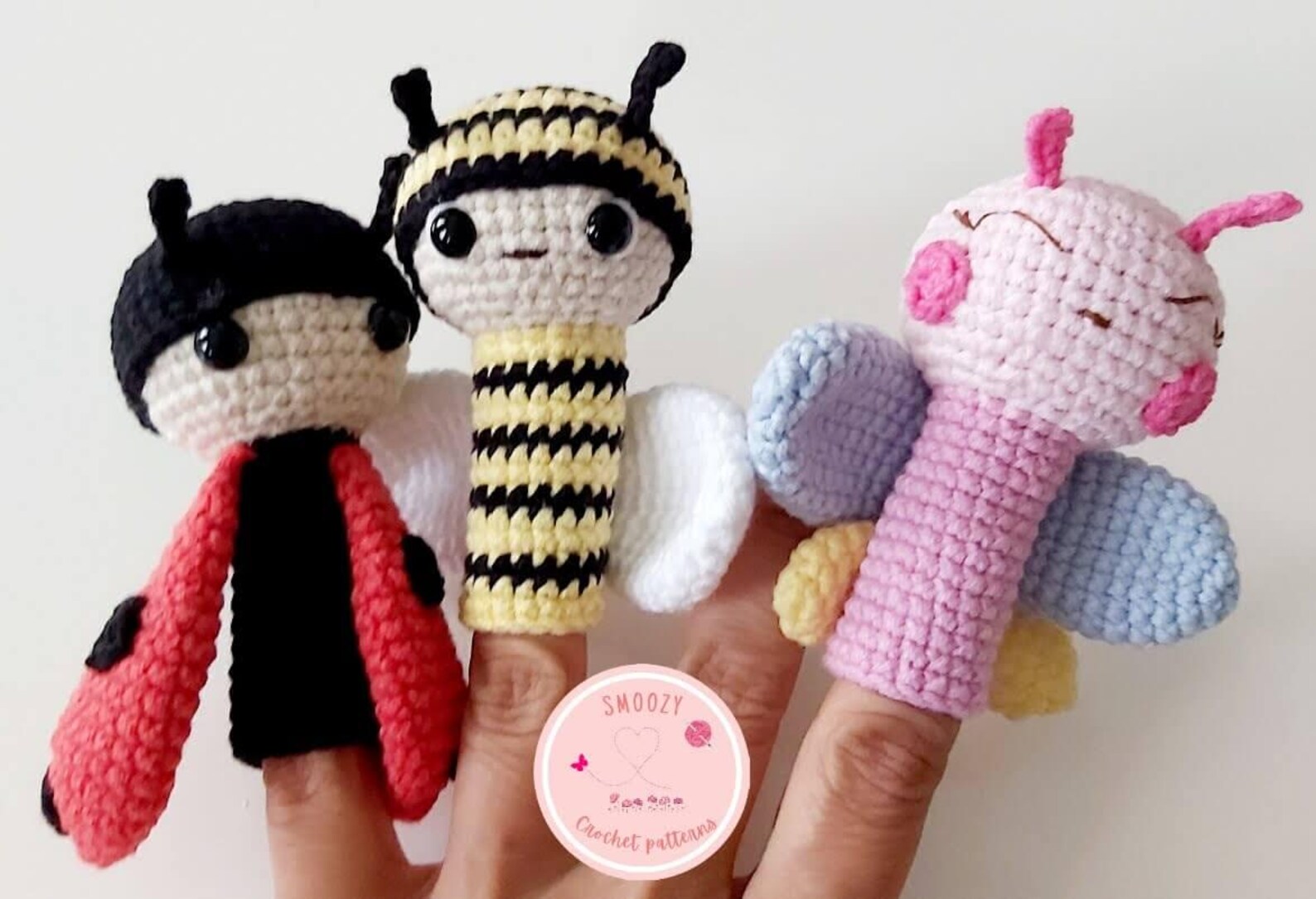Crochet Bugs Finger Puppets - Crochet Pattern PDF - Etsy