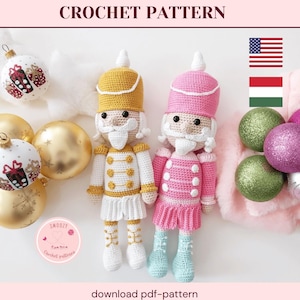 Nutcracker crochet pattern, Christmas Nutcracker crochet pattern