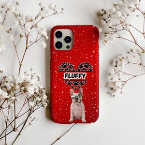 Custom Pet Phone Case With Name/Photo, Custom Dog Phone Case, Custom Pet Lovers Gifts, Dog Mom Case, Cat Phone Case, Valentine&#39;s Day
