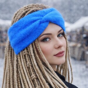 Angora Winter Headband - Etsy display picture 1