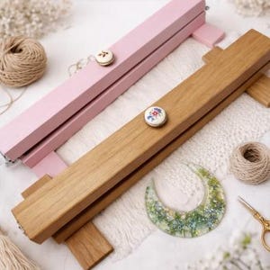 Wooden Dreadlock Tool Stand – 40cm or 50cm – For Faster and Easier Dread Making image 12