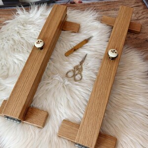 Wooden Dreadlock Tool Stand – 40cm or 50cm – For Faster and Easier Dread Making image 18