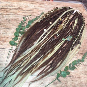 Synthetic Dreadlocks: Unique Blond and Brown Double Ended Dreads for Standout Looks