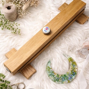 Wooden Dreadlock Tool Stand – 40cm or 50cm – For Faster and Easier Dread Making image 20