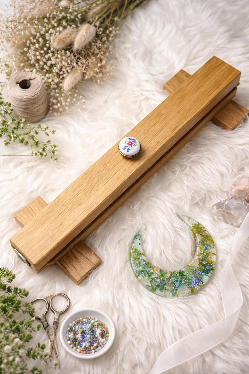 Wooden Dreadlock Tool Stand – 40cm or 50cm – For Faster and Easier Dread Making image 20