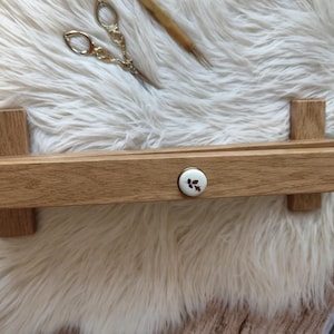Wooden Dreadlock Tool Stand – 40cm or 50cm – For Faster and Easier Dread Making image 17