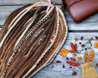Braune und blonde synthetische Dreads: Mühelos Stilvolle Doppel-Dreads und Zöpfe