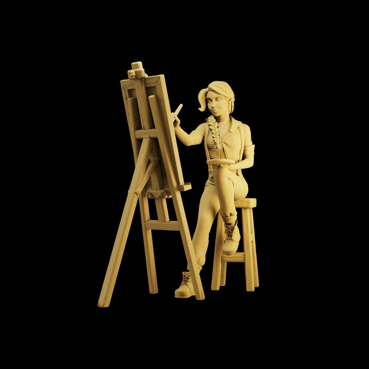 24pcs Échelle O 1:48 Modèles de Personnages Assises Peints Décors