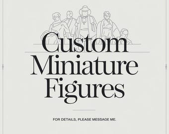 Custom Unpainted Scale Figure 1/35 1/43 1/64 - Personalized 3D Printed Resin - Ideal for Dioramas/Collectibles - 1:64 Scale