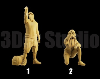 Samurai Figure HO 1/64 1/43 1/24 1/18 Scale Handpaint High Detail