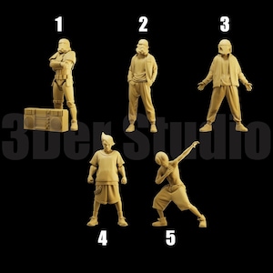 Unpainted Scale Figure 1/43 1/64 Cosplay Headgear Prankster - 3D Printer Resin - Ideal for Dioramas/Collectibles - 1:64 Scales