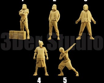 Bara Figure HO 1/64 1/18 1/24 1/35 1/43-48 1/72 N-scale A79 - Etsy
