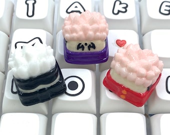 Jujutsu Kaisen Keycap - Hand-painted 3D Printed, Ideal Gift for Anime Fans, Gamers, Collectors - Sukuna and Itadori, Adds Fun to Keyboards