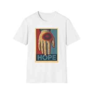 Anti Trump Hope Unisex T-Shirt, Resist Political Tee, Inspirational Activist Shirt, Protest Clothing, Liberal Democrat Top