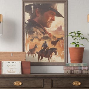 Red Dead Redemption 2, JPG File, Arthur Morgan Portrait, Collection 3 of 8