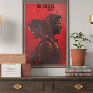 The Last of Us 2, JPG File, Ellie and Joel Portrait, Collection 8 of 12