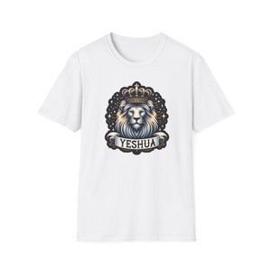 Yeshua - Lion of Judah, Christian Shirt, Christian Clothing, Christian Gift, Jesus, Bible Verse, Scripture