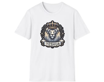 Yeshua - Lion of Judah, Christian Shirt, Christian Clothing, Christian Gift, Jesus, Bible Verse, Scripture