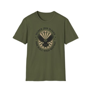 Psalm 91 - Christelijk shirt, christelijke kleding, christelijk geschenk, toevluchtsoord, onder zijn vleugel, vaderdagcadeau, man van God