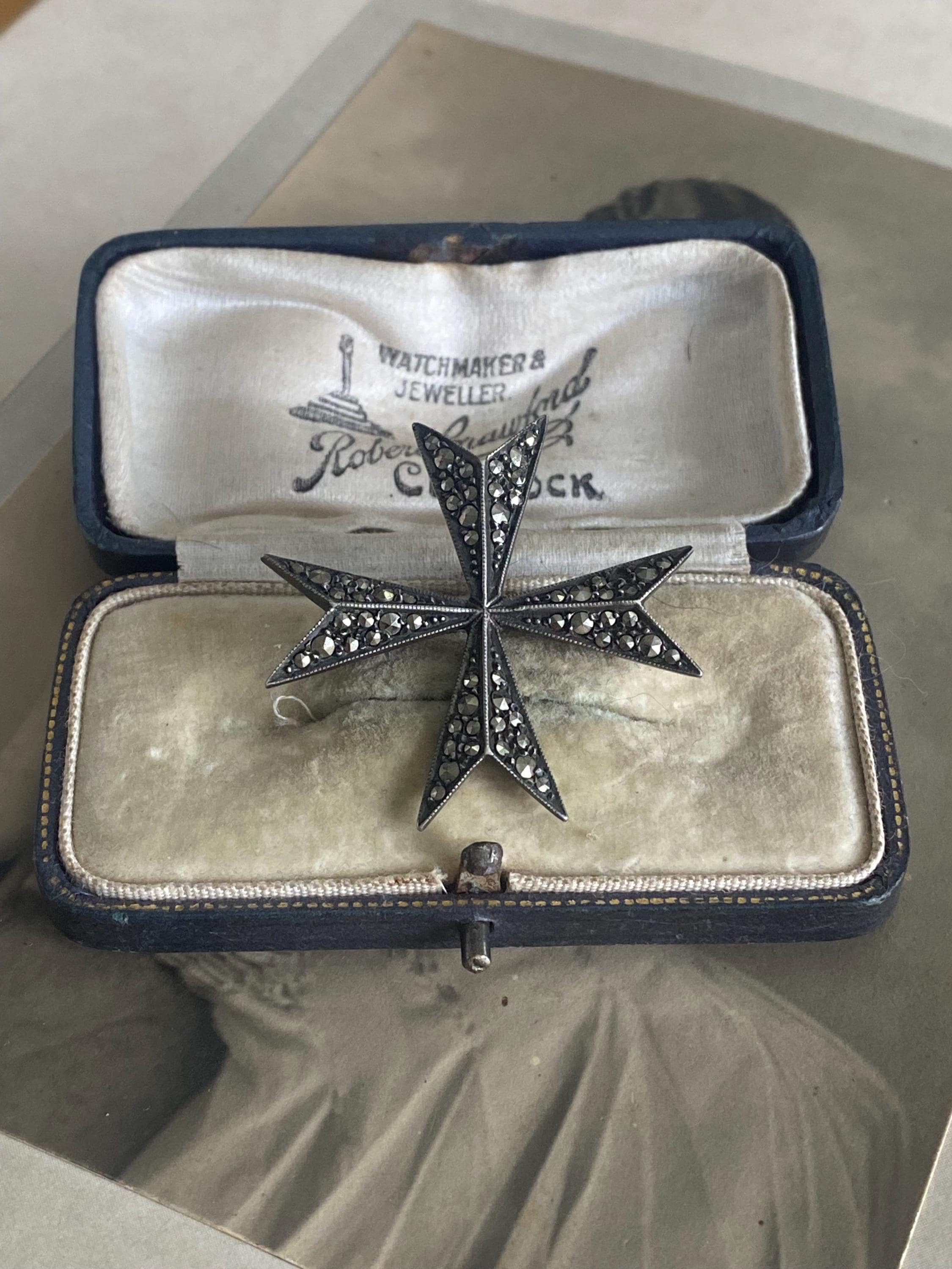 Maltese Cross Brooch - Etsy