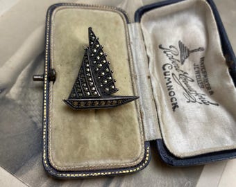Broche En Micro-Mosaïque ancienne