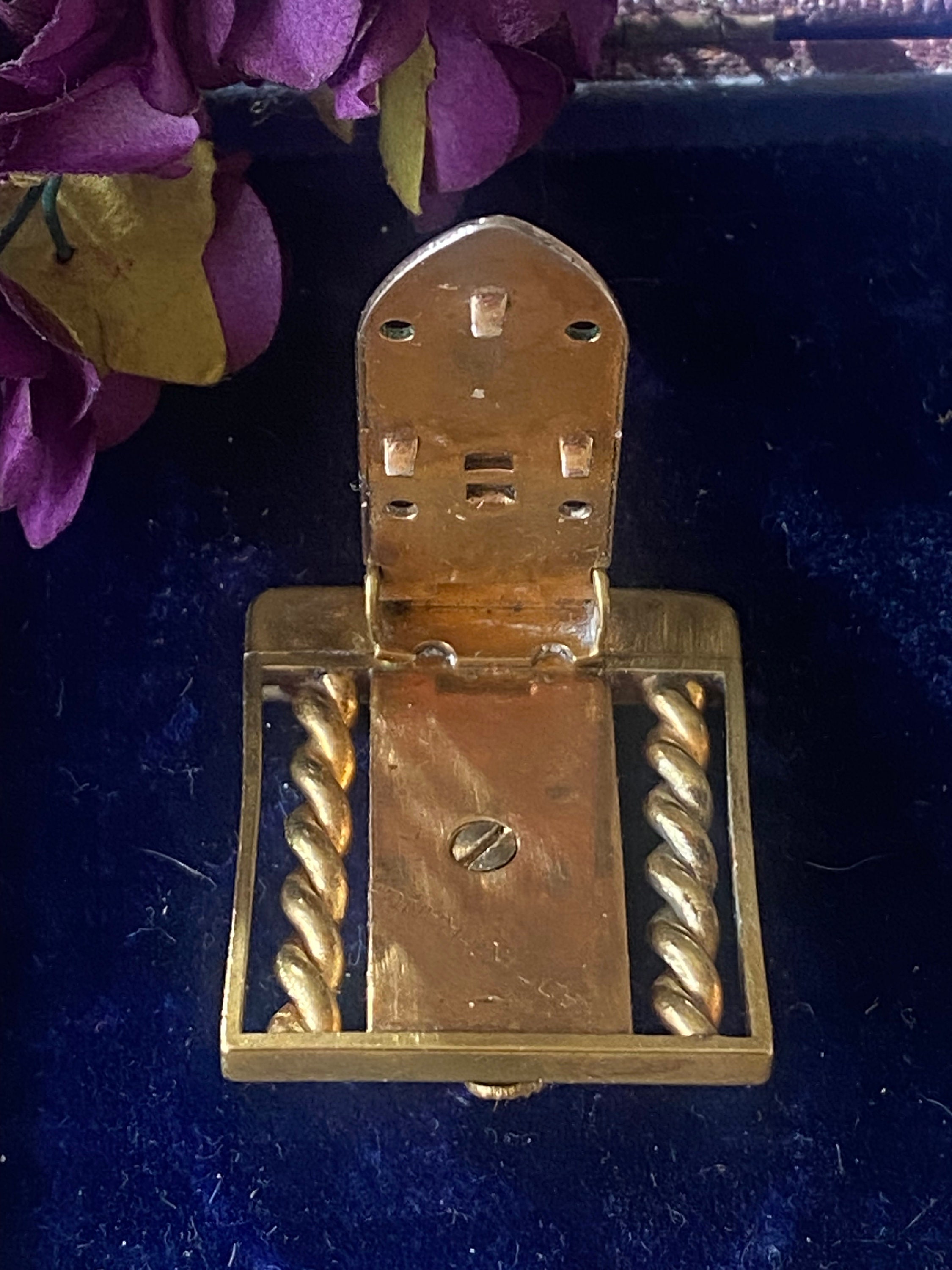Broche Art Déco Signée Jean Painlevé - Vintage, Occasion Portée