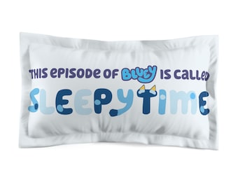 Poszewka na poduszkę Bluey Sleepytime, pościel dziecięca z mikrofibry