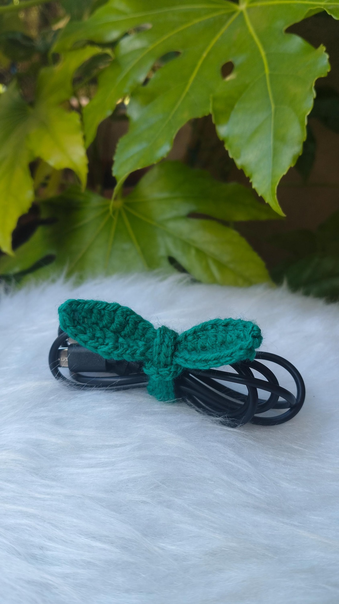 crochet cord tie pattern