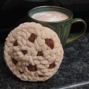 Soft Chenille Cookie | Decorative Plush Crochet | PDF Tutorial
