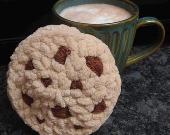 Biscotto morbido in ciniglia | Peluche decorativo all'uncinetto | Tutorial PDF