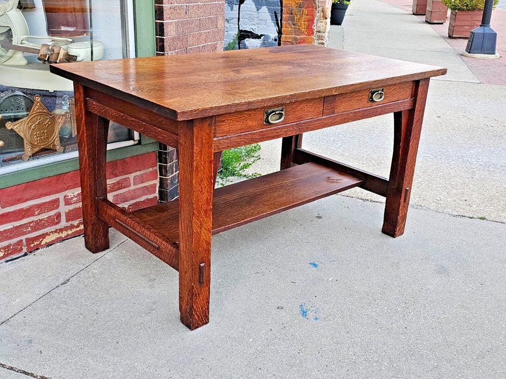 Stickley cheap library desk