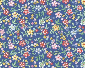 Wide Back Always is Season Blooming Bright Blue