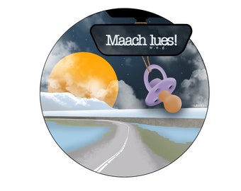 Sticker- Maach lues w.e.g