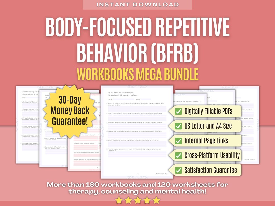 Repetative Questiongs Body-focused Repetitive Behavior Therapy Mega Bundle | Body-focused ...
