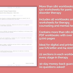 Panic Disorder Faq.pdf Panic Disorder Therapy Mega Bundle | Panic Disorder Counseling, Mental ...