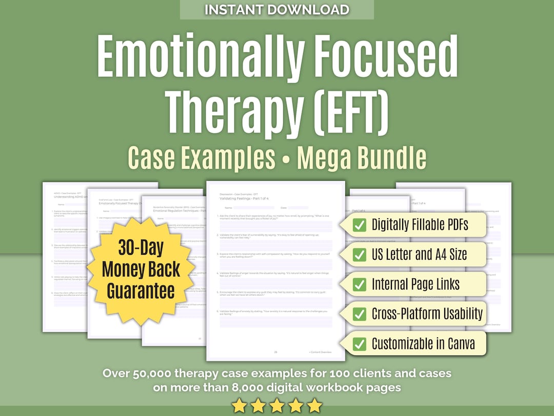 Emotionally Focused Therapy (EFT) • Case Examples Mega Bundle ...
