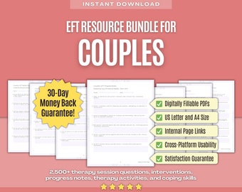 Bronnenbundel Emotionally Focused Therapy (EFT) voor stellen | EFT-vragen, interventies, aantekeningen, coping, hulpmiddel, werkboek, activiteit, werkblad