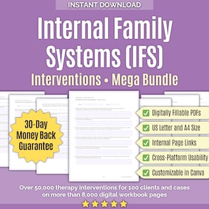 Sistemas Familiares Internos (SFI) • Paquete de Intervenciones • Salud Mental, Herramientas, Guía Familiar Interna, Técnicas de Terapia, Hojas de Trabajo