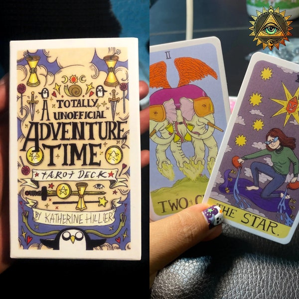 Adventure Time Tarot, Full Tarot Deck, Learning Deck For Beginners, Occult Ritual, Mystic Ritual, Esoteric Spiritual Collection, Divination