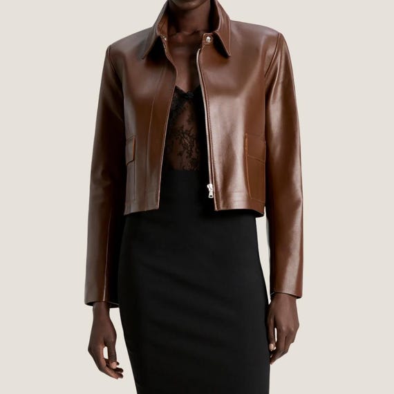 LILY BROWN クロップドレザージャケット LILY BROWN クロップドレザージャケット 【公式通販】