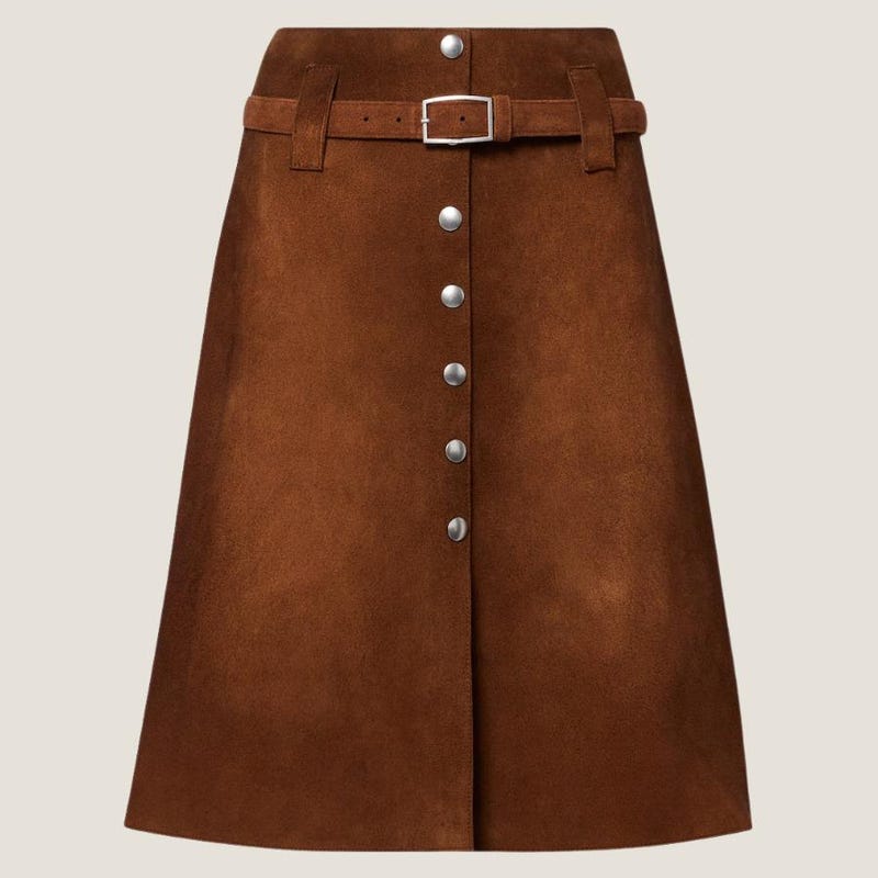 Maxi Skirt in Brown