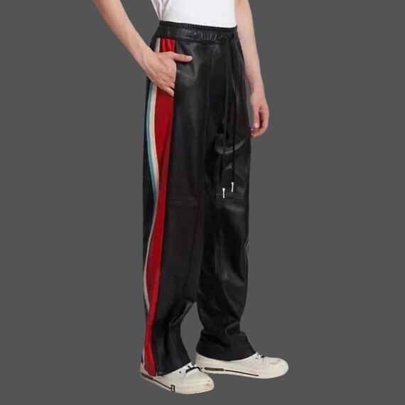 Leder Kurze Hose Für Herren, Handgefertgtes Leder Echte Jeans-Stl